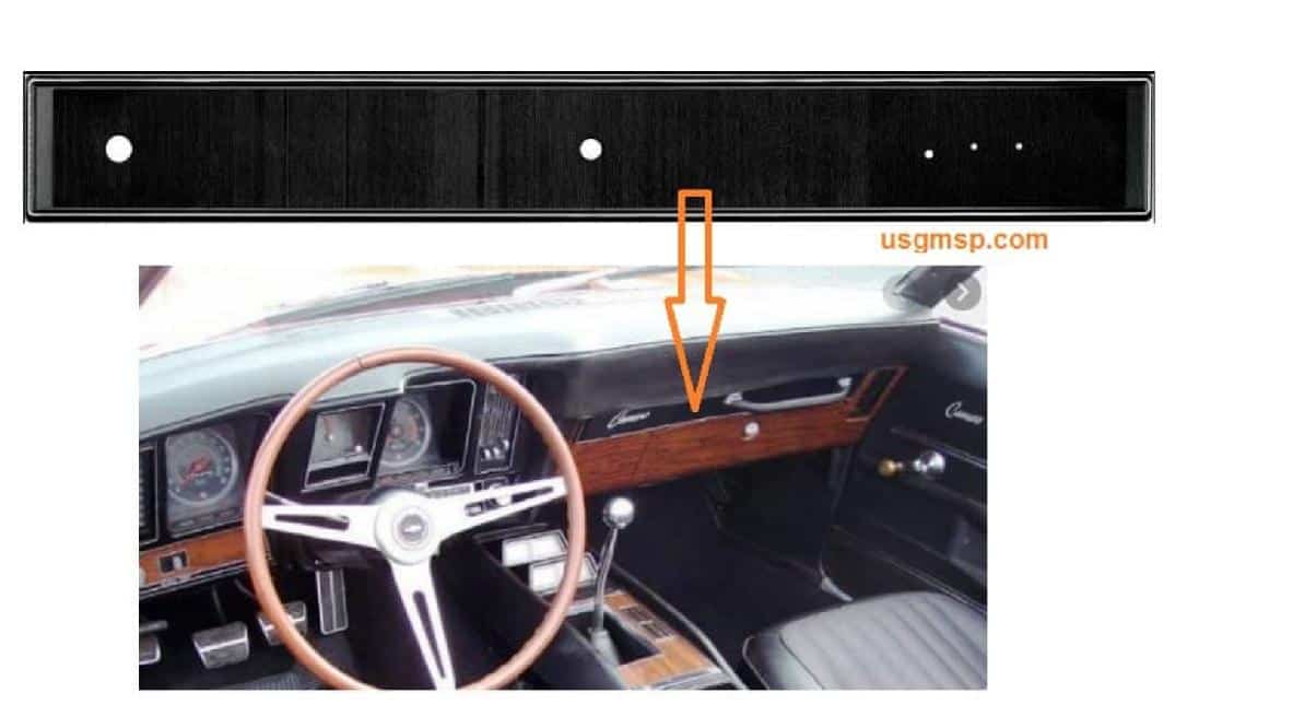 Dash Panel Mold: 69 Camaro